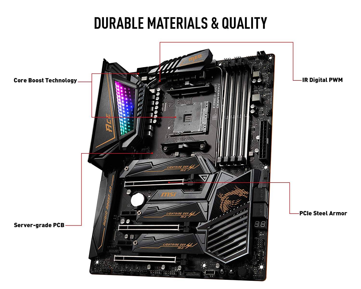 MSI AMD AM4 MEG X570 ACE Motherboard